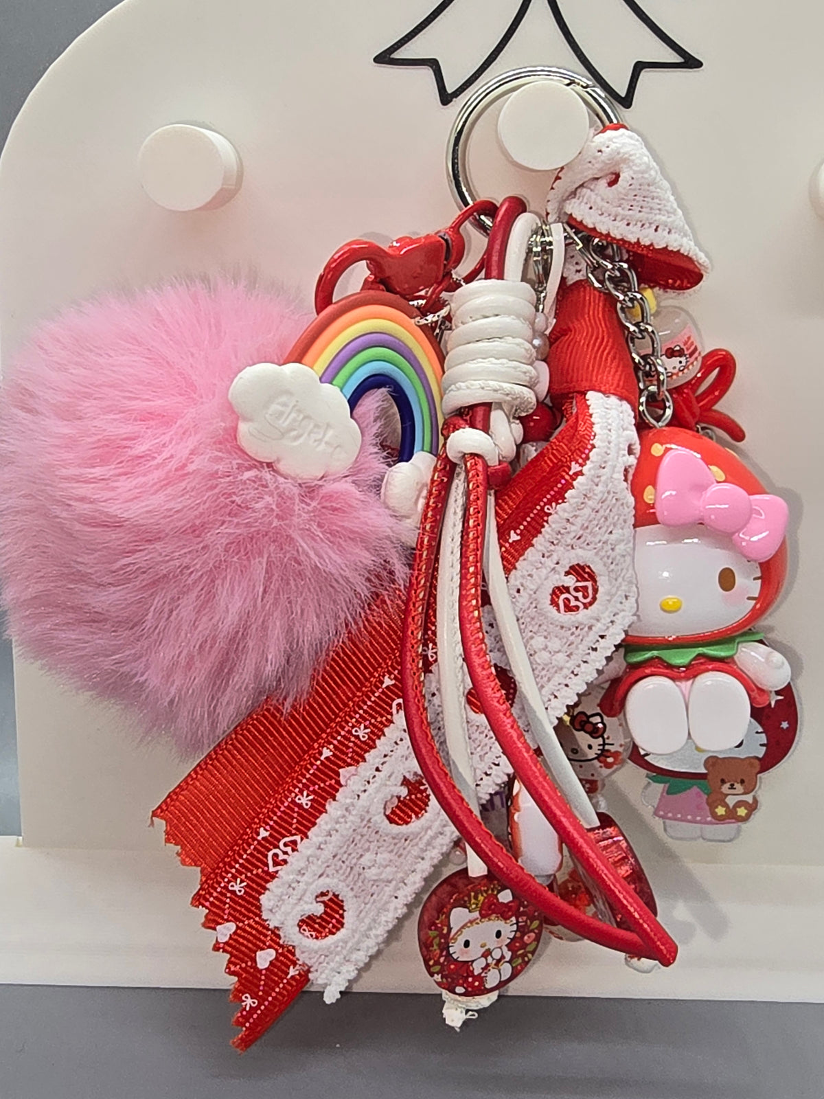 HK Strawberry Keychain