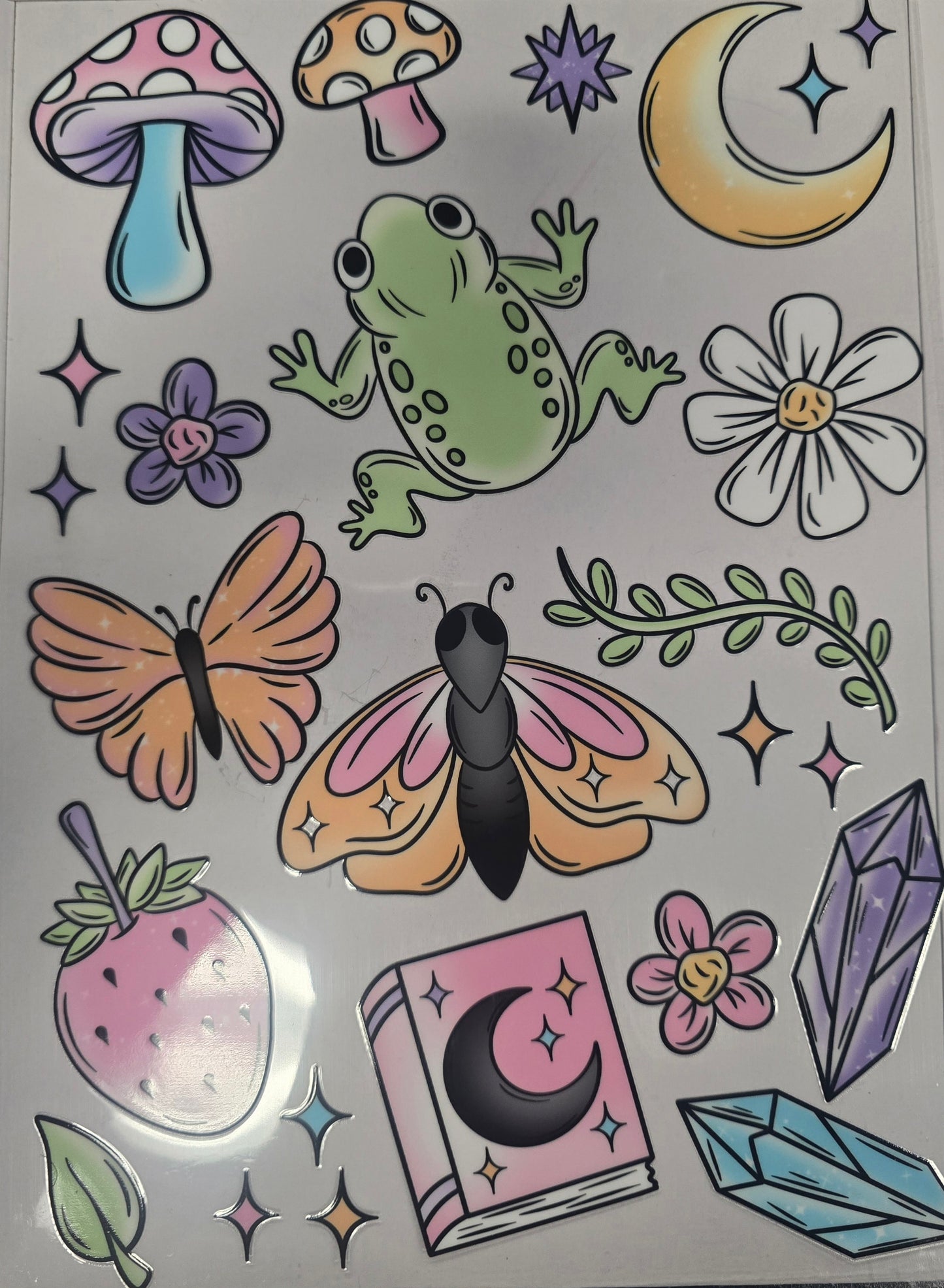 Frogs and Magic Element Sheet (40 oz tumbler only)