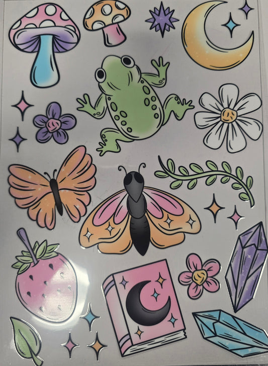 Frogs and Magic Element Sheet (40 oz tumbler only)