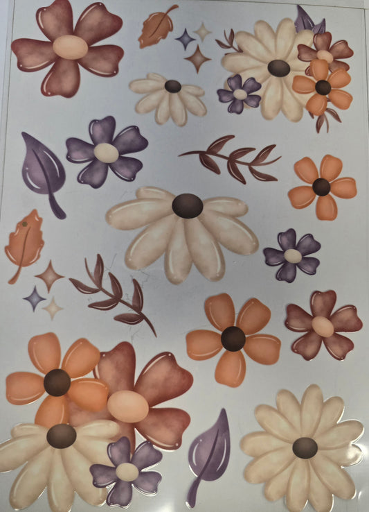 Floral Element Sheet (40 oz Tumblers only)