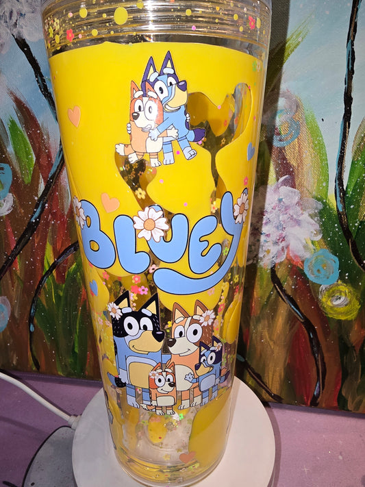 Bluey Themed Lava 24 Oz