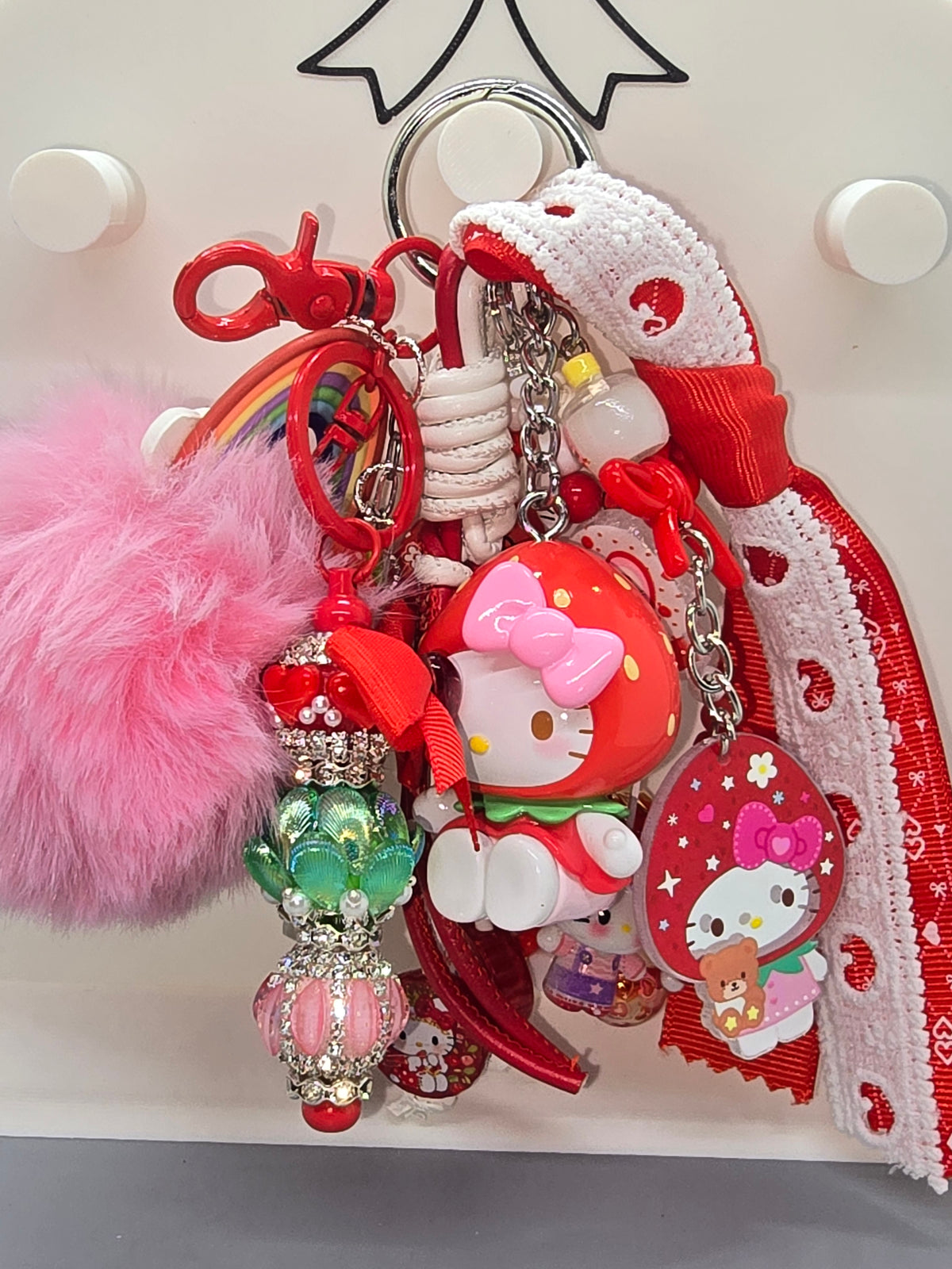 HK Strawberry Keychain