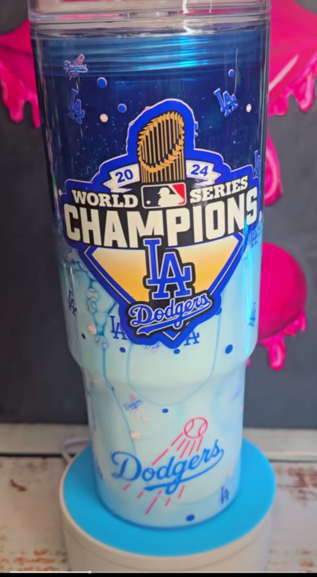 LA Dodgers 40 Oz